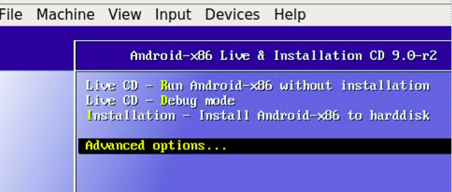 Advanced Android no VirtualBox