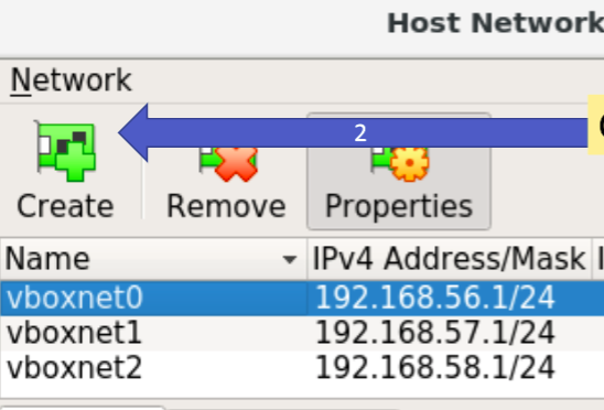 Criando a rede do tipo host only do OpenWRT