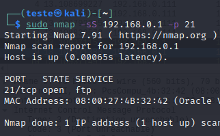 nmap -p