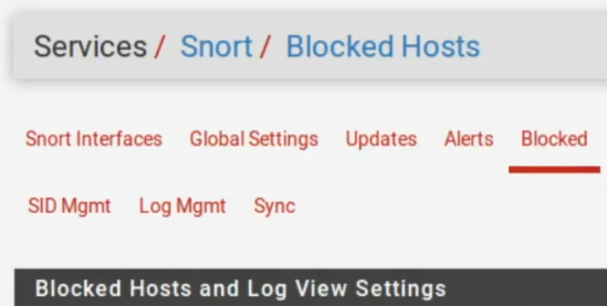 BLOCKED HOSTS