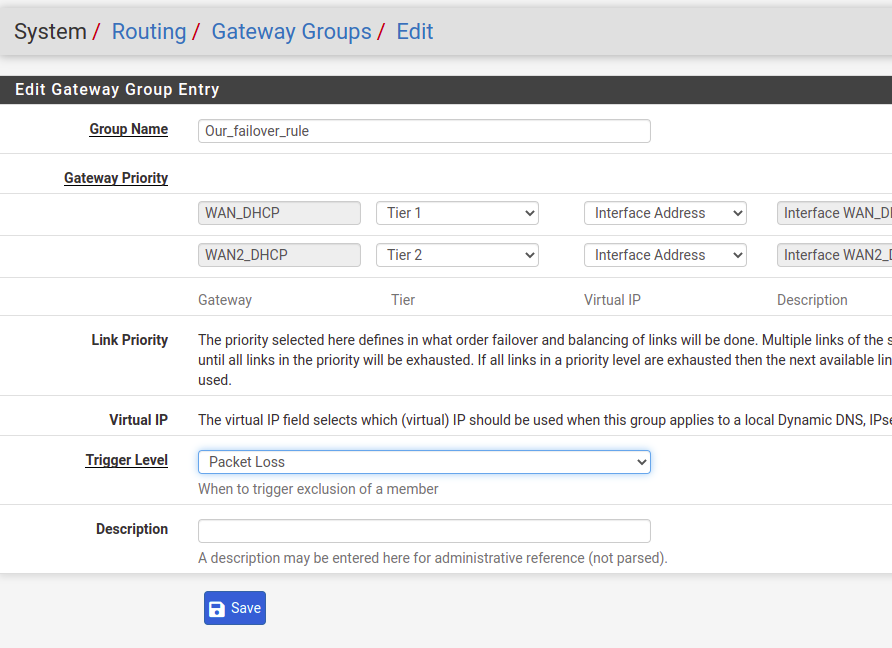 Creating Gateway Groups