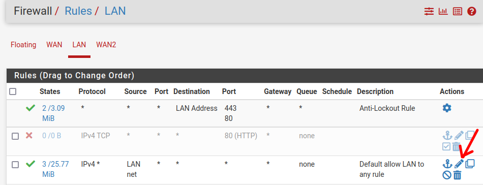 Creating loadbalance rule 