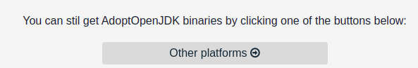 Other plataforms adoptOpenJDK