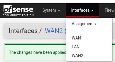 1 LAN and 2 WANs