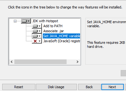 Set Java Home Variable adoptOpenJDK