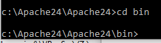 Apache bin directory